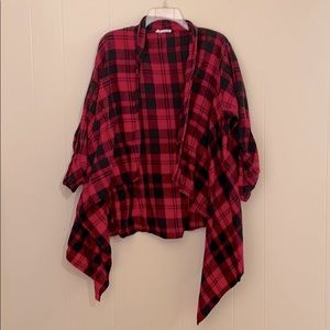 Million bullpup Buffalo plaid cardigan